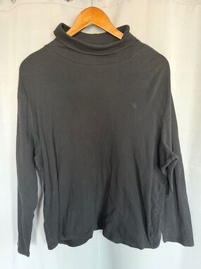 Lauren Ralph Lauren Black Knit Top with Green Label